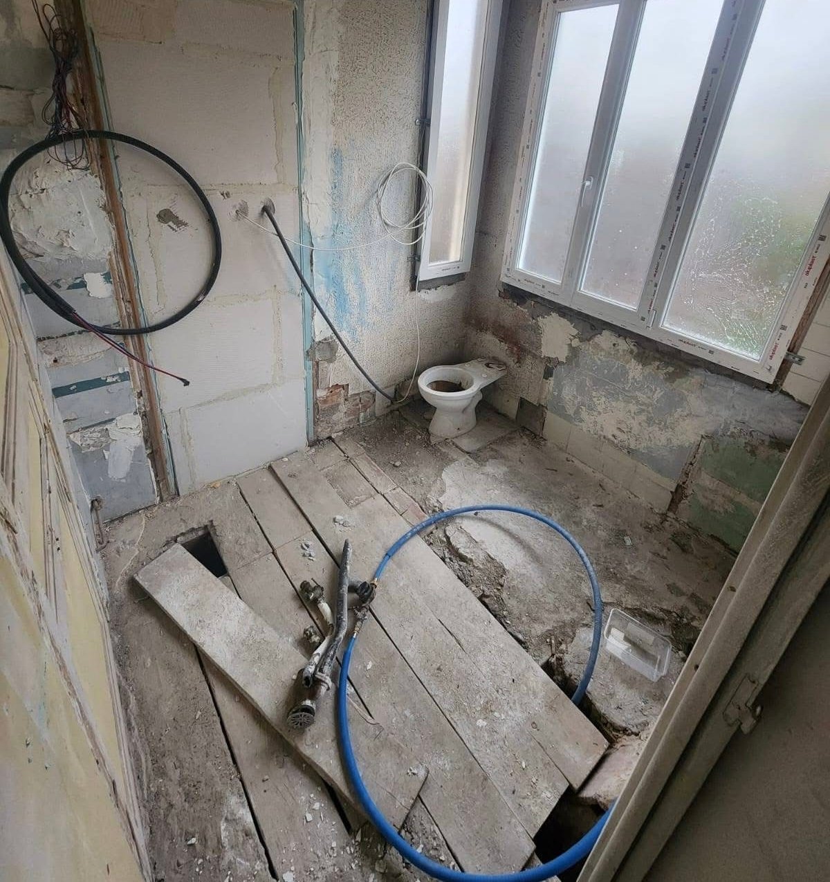 Avant renovation salle de bain a Perpignan